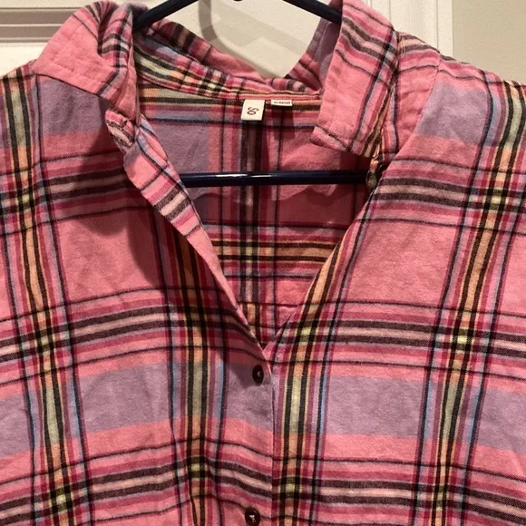 NWT- SO Brand Button Down Flannel Shirt - Picture 5 of 7